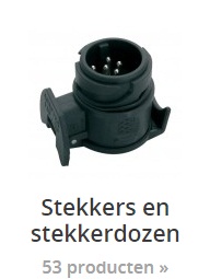 stekkers en stekkerdozen aanhanger