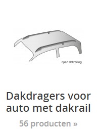 dakdragers auto met dakrail