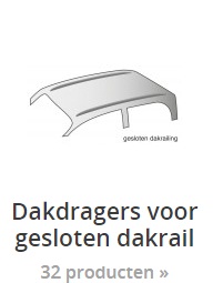 dakdragers voor gesloten dakrail