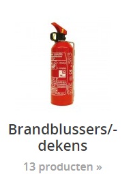 brandblussers en blusdekens