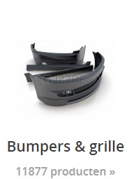 bumpers en grille onderdelen