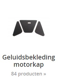 geluidsbekleding motorkap