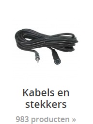 audio kabels stekkers