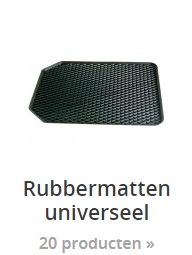 universele rubbermatten auto