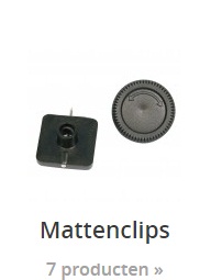 mattenclips voor vastzetten automatten