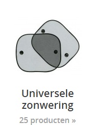 universele zonwering auto