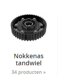 tandwielen nokkenas