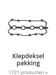 klepdeksel pakking