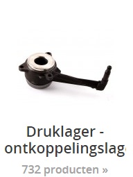 druklagers en ontkoppelingslagers