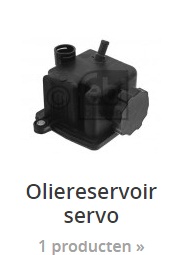 oliereservoir voor servo