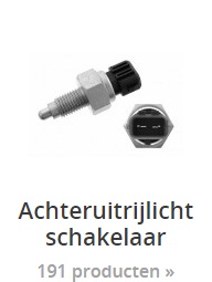 achteruitrijlamp schakelaar