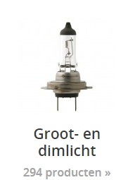 lampen grootlicht en dimlicht